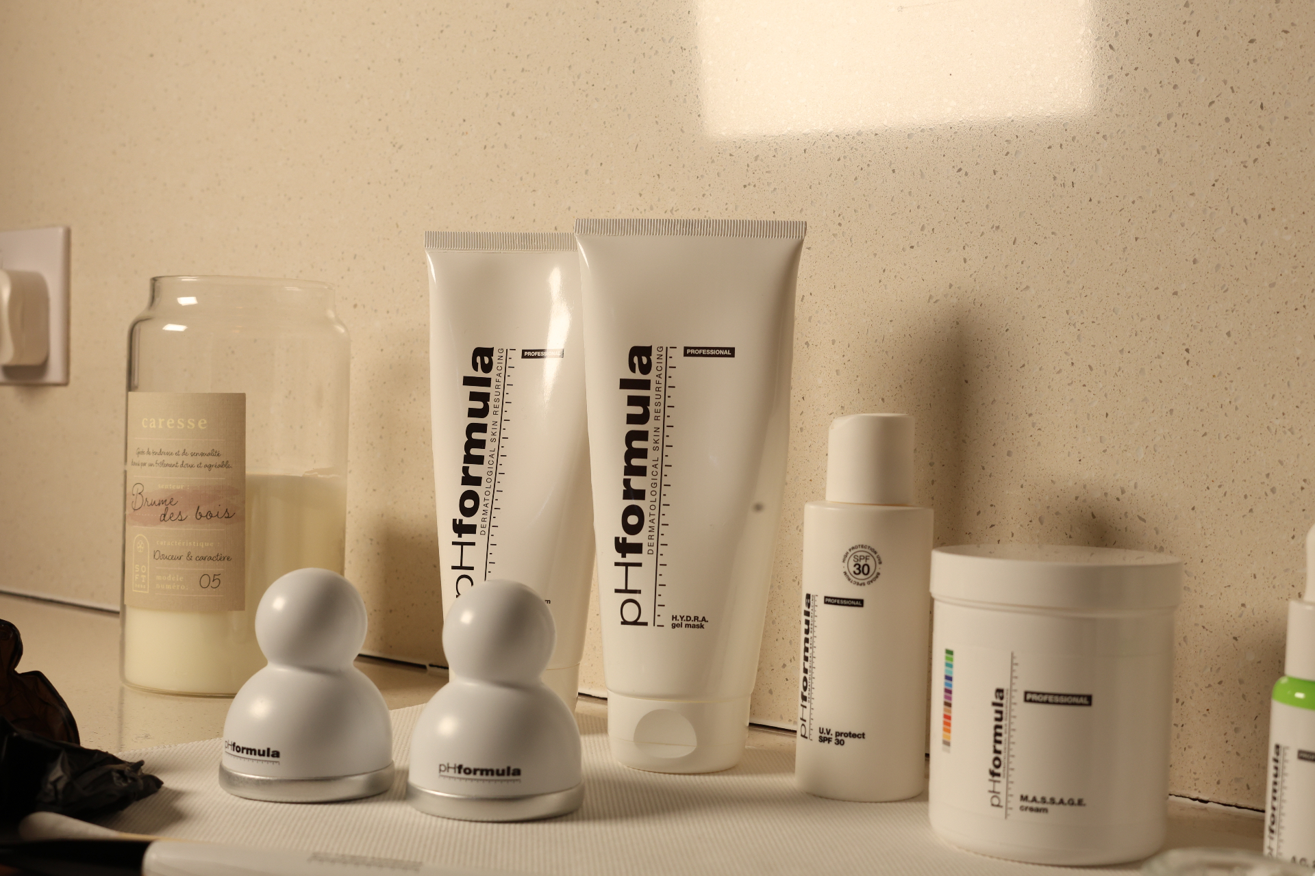 PH Formula product range on counter
